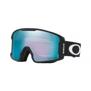 Oakley - Line Miner M Snow Goggles - Prizm Snow Sapphire Iridium Lenses,  Matte Black Strap