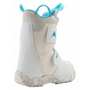 Burton - Toddler's Mini Grom Snowboard Boots - White/Blue
