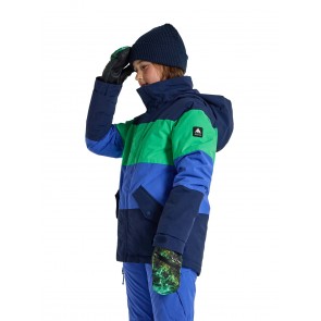 Burton - Boys Symbol 2L Jacket Dress Blue/Galaxy Green/Amparo Blue