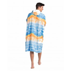 Rip Curl - Mix Up Print Hooded Towel Blue/White OS