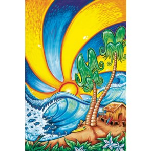 Drew Brophy - Art Print Surfer`s Paradise
