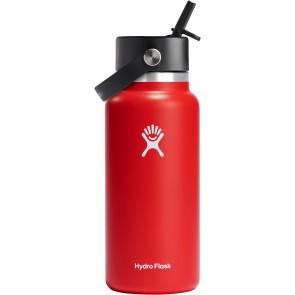 Hydro Flask - 32oz Goji Red Wide Flex Straw Cap