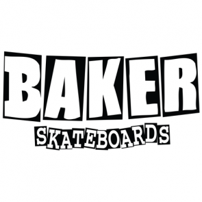 Baker - Black & White Sticker Medium