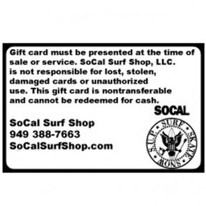 SoCal Gift Card - $25