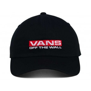Vans - Blocked Curved Blk/Red Hat