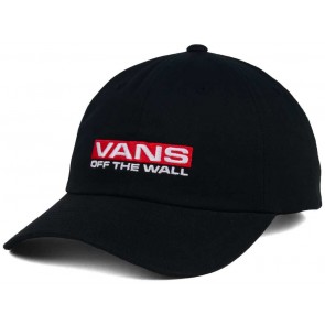 Vans - Blocked Curved Blk/Red Hat