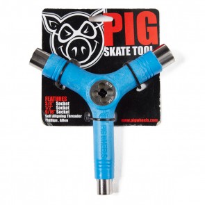 Pig Wheels - Skate Tool Blue