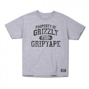 Grizzly - Vintage Property Cub Heather Youth Large