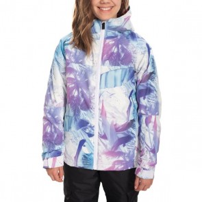 686 - Girl's Speckle Insl. Lagoon Ombre Palm Jacket