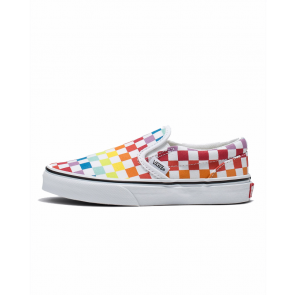 Vans - Classic Slip-on Rainbow Checker Kids 