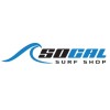SoCal Surf Shop - SoCal Surf Shop logo 7" Sticker Black/Clear